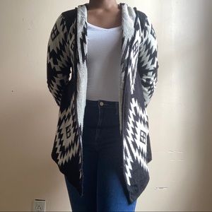 🍂ALMOST FAMOUS TRIBAL HOODED CARDIGAN🍂